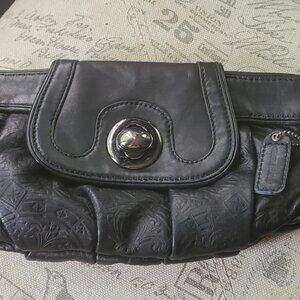 Clutch genuine leather
